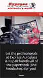 Mobile Screenshot of expressautoglassgf.com